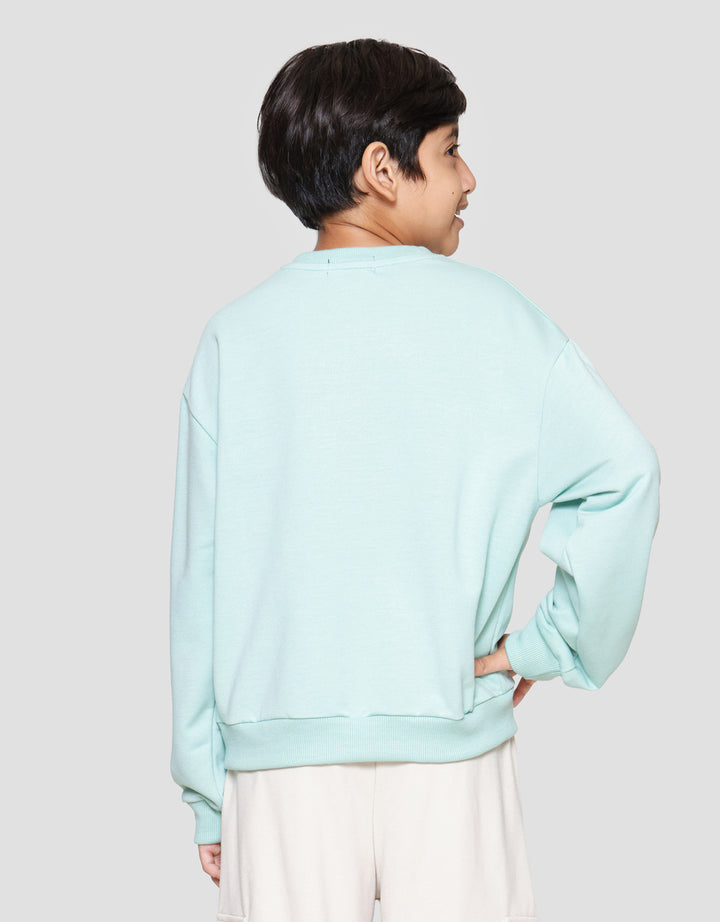 Nevada Basic Print Brooklyn Sweater Anak Laki-laki