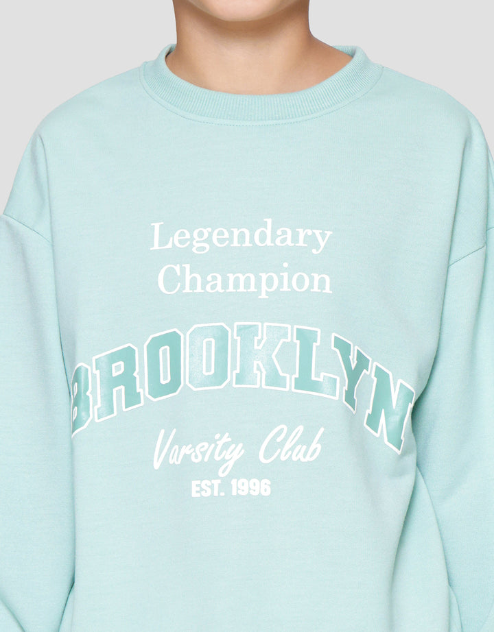 Nevada Basic Print Brooklyn Sweater Anak Laki-laki