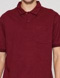 Cole Pique Pocket Collar Shell Fabric Kaos Polo Pria