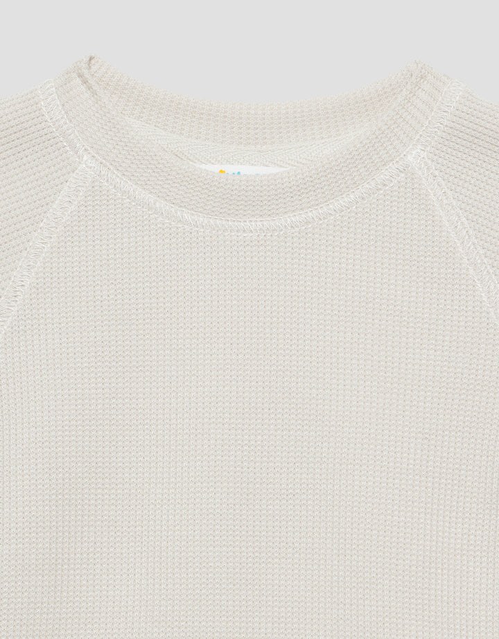 Little M Textured Waffle Obras Setelan Anak Laki-laki