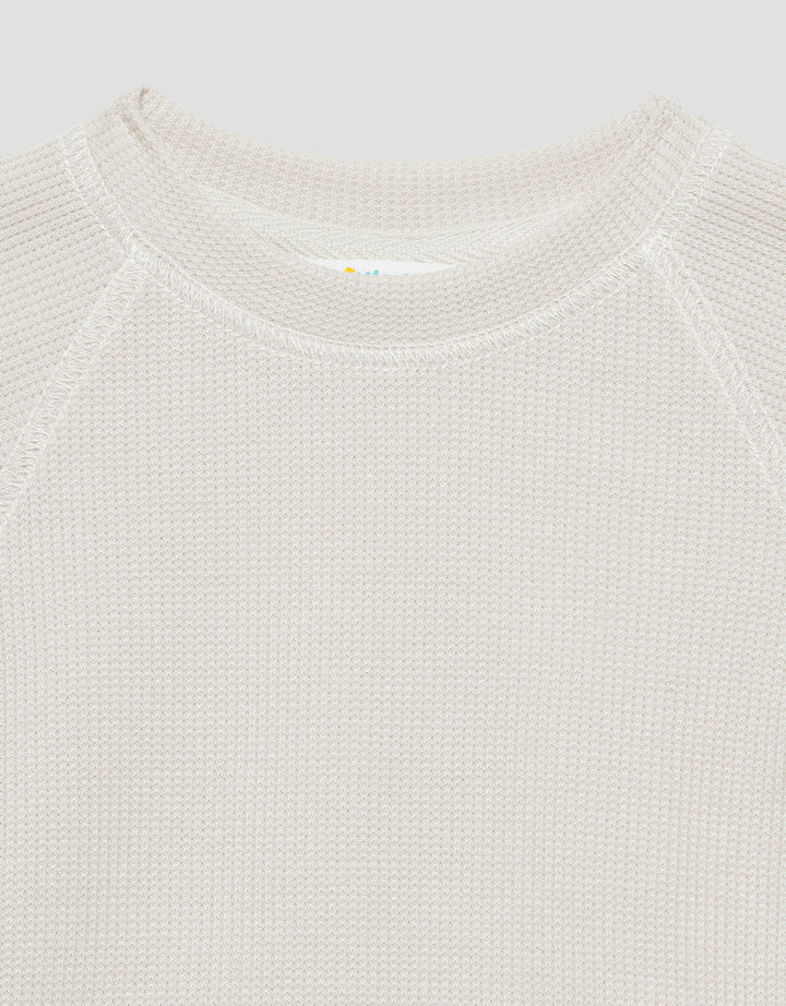 Little M Textured Waffle Obras Setelan Anak Laki-laki