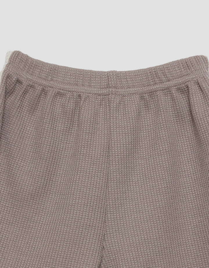 Little M Textured Waffle Obras Setelan Anak Laki-laki