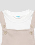 Little M Knit Waffle Polos Jumpsuit Overall Anak Laki-laki