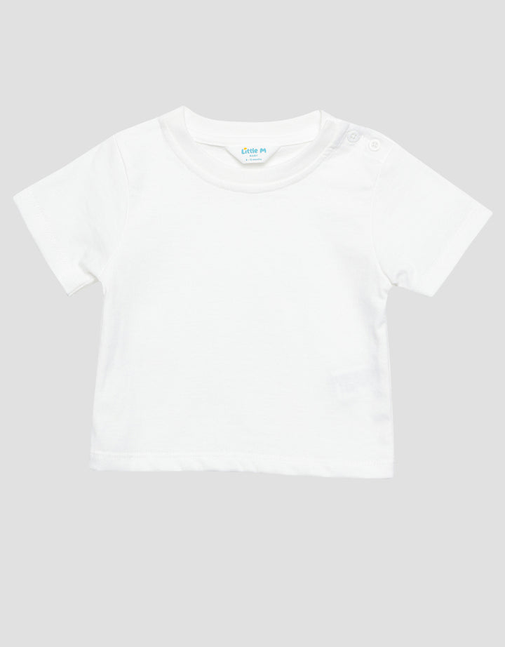 Little M Knit Waffle Polos Overall Anak Laki-laki