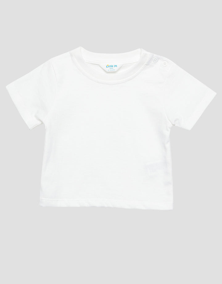 Little M Knit Waffle Polos Overall Anak Laki-laki