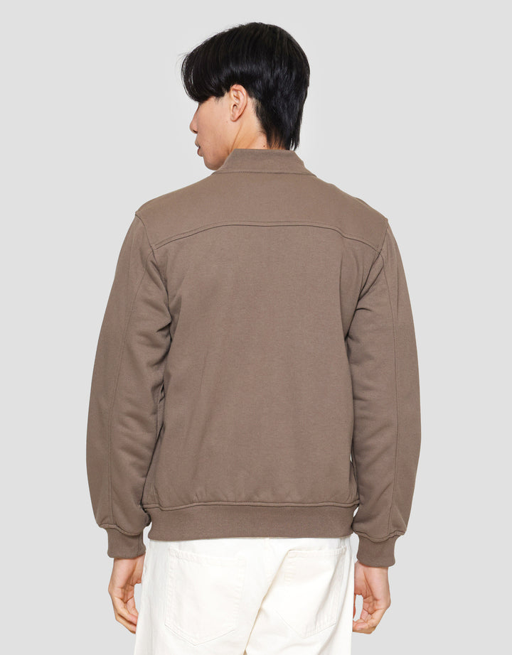 Cole Knit Interlock Basic Jaket Pria