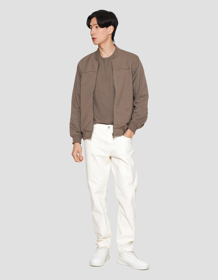 Cole Knit Interlock Basic Jaket Pria