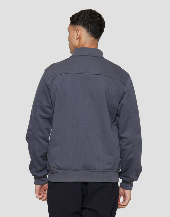 Cole Knit Interlock Basic Jaket Pria