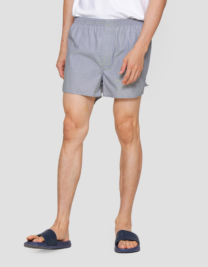 Suko Tenun Woven Solid Polos Celana Boxer Pria