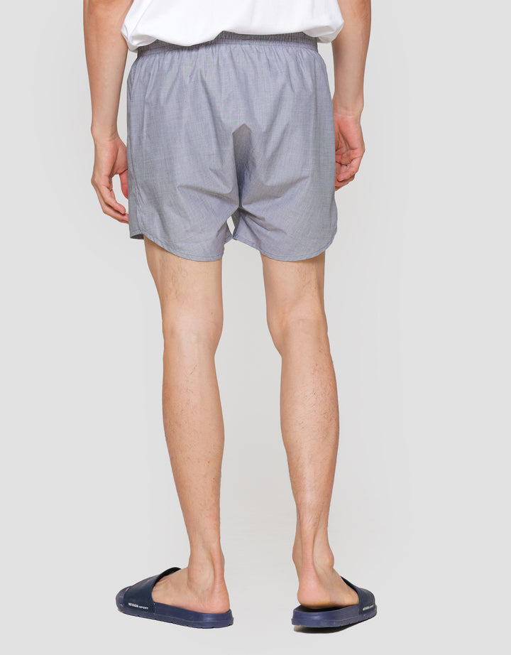 Suko Tenun Woven Solid Polos Celana Boxer Pria