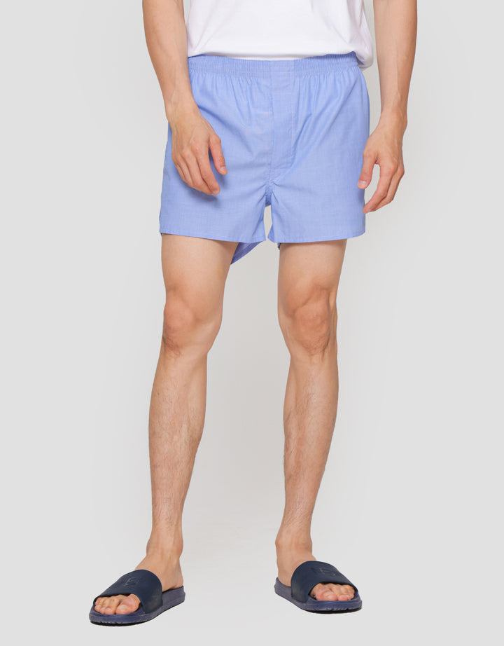 Suko Tenun Woven Solid Polos Celana Boxer Pria