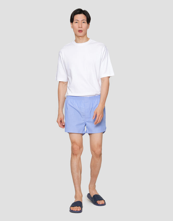 Suko Tenun Woven Solid Polos Celana Boxer Pria