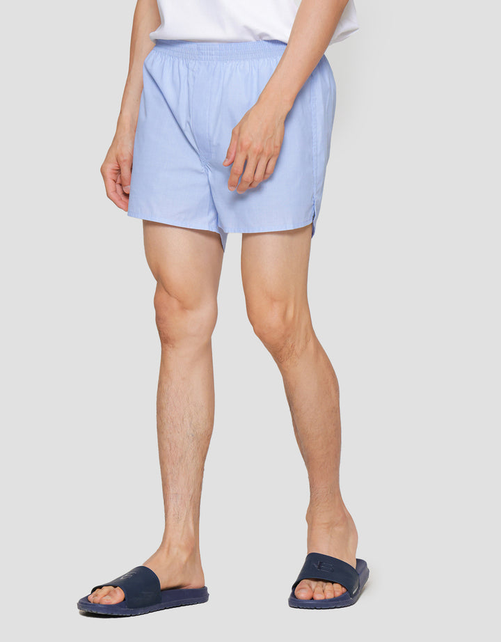 Suko Tenun Woven Solid Polos Celana Boxer Pria