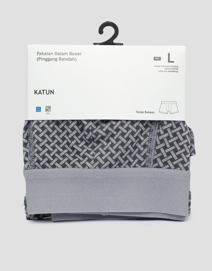Suko Low Waist Boxer Print Pria