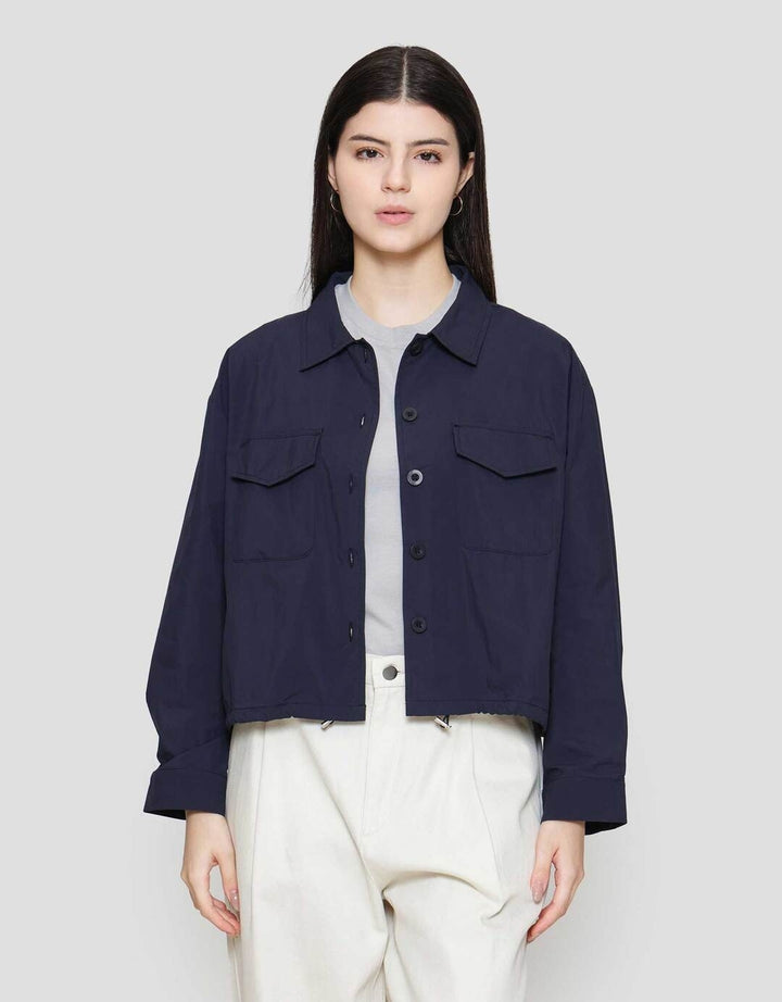 Suko Sheer Kemeja Lengan Panjang Wanita