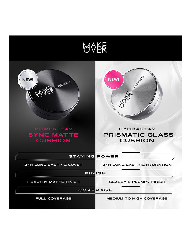 Make Over Powerstay Sync Matte Cushion W33 Honey Beige 12 g