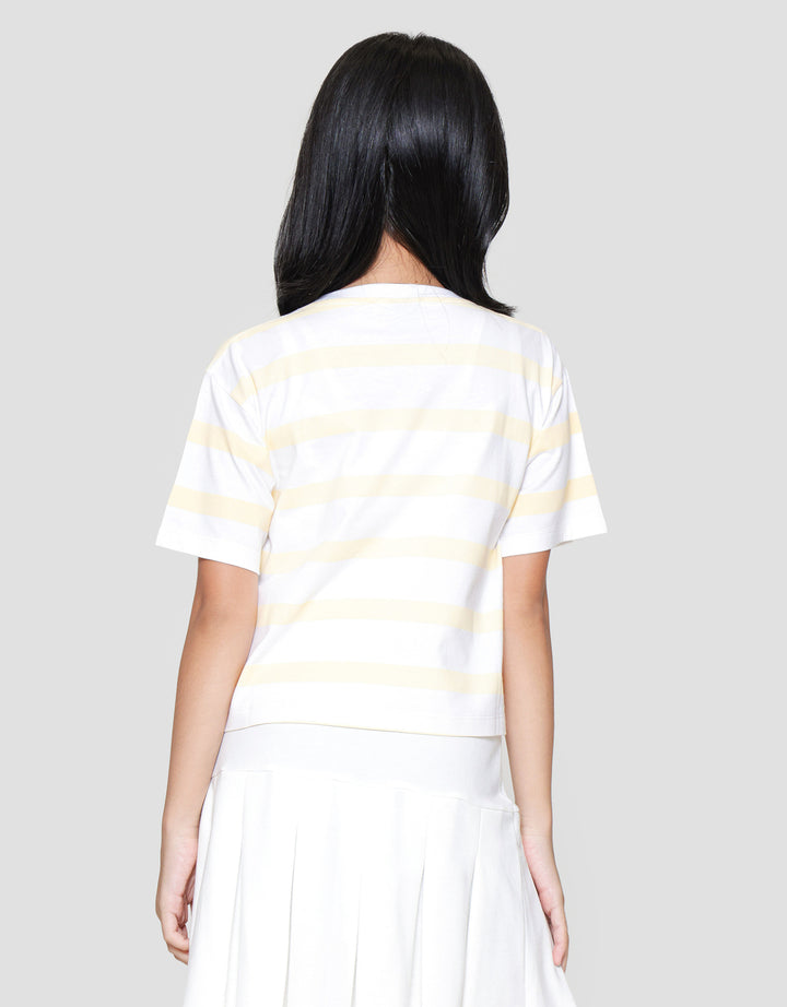 Character Minions Stripes Kaos Anak Perempuan