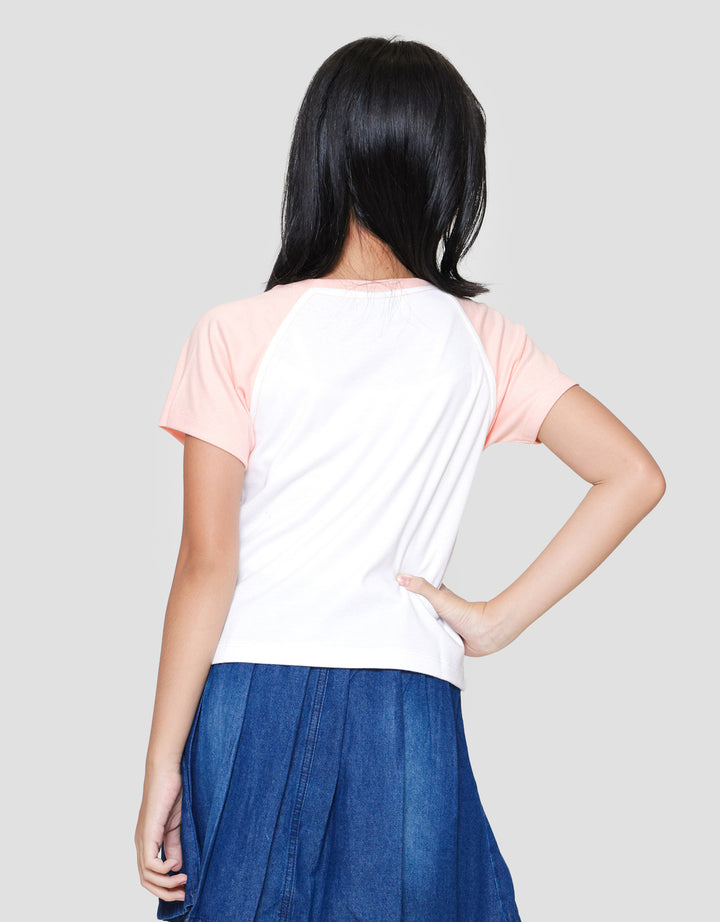 Character Minions Raglan Kaos Anak Perempuan