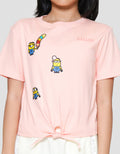 Character Minions Ikat Depan Kaos Anak Perempuan