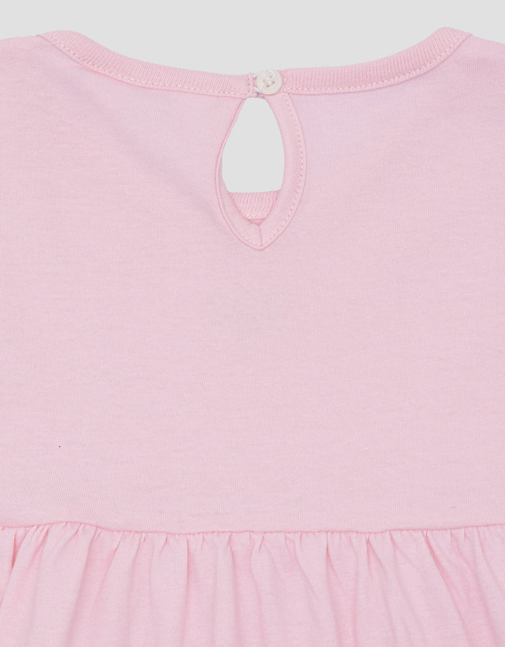 Little M Jersey Embro Pita Dress Bayi Perempuan