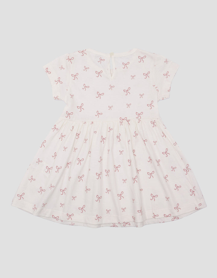 Little M Jersey Fullrprint Pita Midi Dress Anak Perempuan