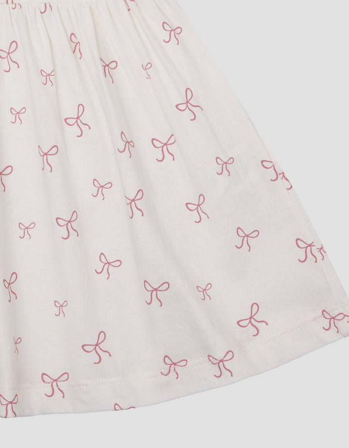 Little M Jersey Fullrprint Pita Midi Dress Anak Perempuan