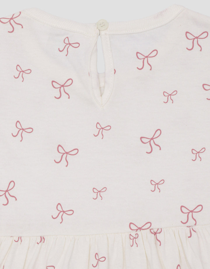 Little M Jersey Fullrprint Pita Midi Dress Anak Perempuan