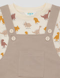 Little M Fun Dinosaurs Logo Overall Anak Bay- Laki-laki