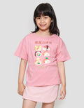 Nevada Six Sushi Animal Kaos Anak Perempuan