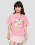 Nevada Six Sushi Animal Kaos Anak Perempuan