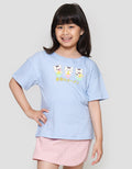 Nevada Three Sushi Animal Kaos Anak Perempuan