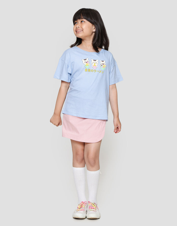 Nevada Three Sushi Animal Kaos Anak Perempuan