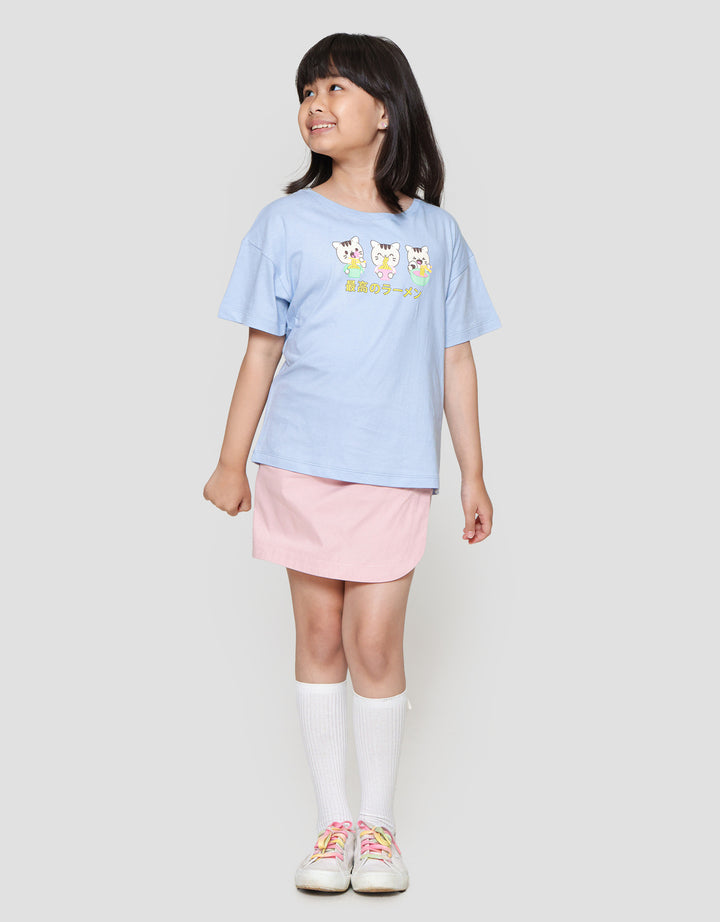 Nevada Three Sushi Animal Kaos Anak Perempuan