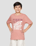 Nevada Print Summer Wave Kaos Anak Laki-laki