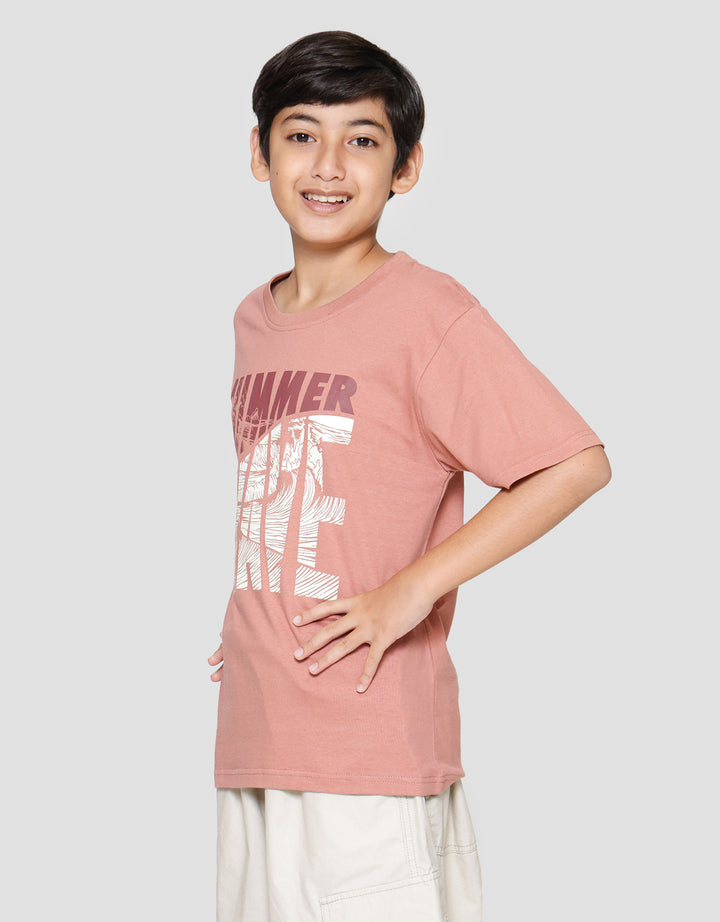 Nevada Print Summer Wave Kaos Anak Laki-laki