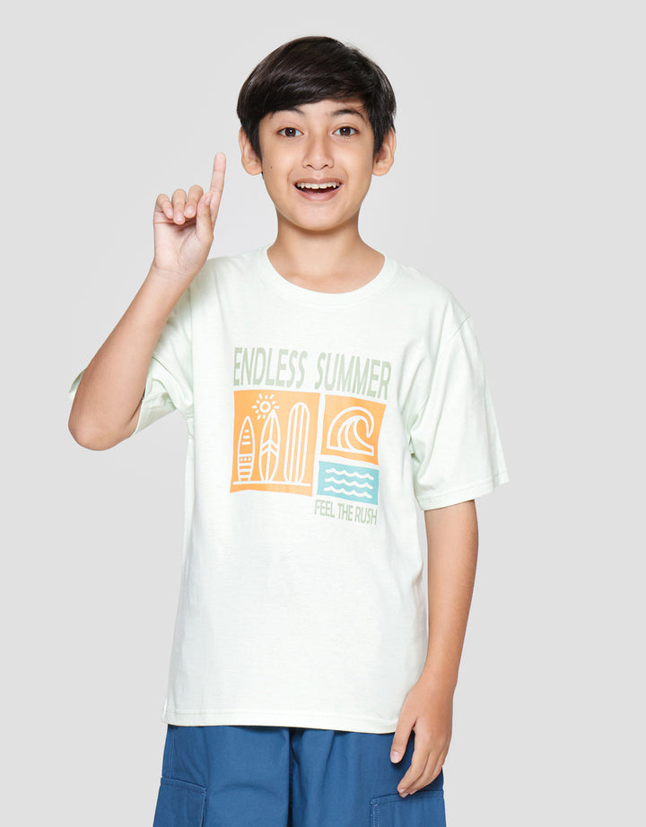 Nevada Print Summer Small Corral Kaos Anak Laki-laki