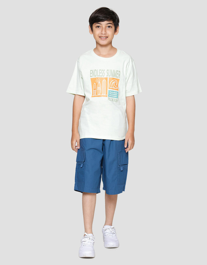 Nevada Print Summer Small Corral Kaos Anak Laki-laki