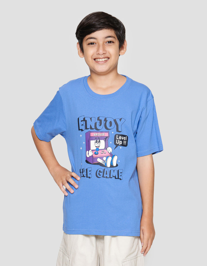 Nevada Print Enjoy The Game Kaos Anak Laki-laki