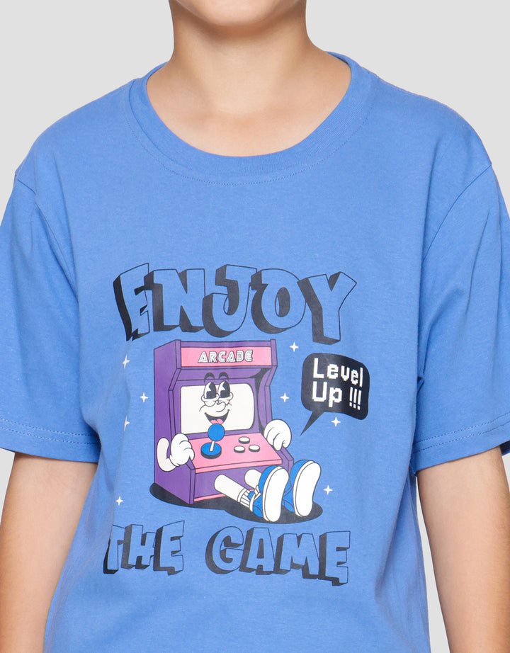 Nevada Print Enjoy The Game Kaos Anak Laki-laki