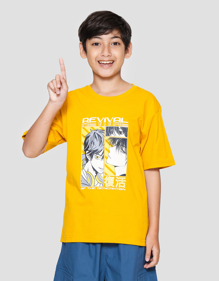 Nevada Print Anime Revival Kaos Anak Laki-laki