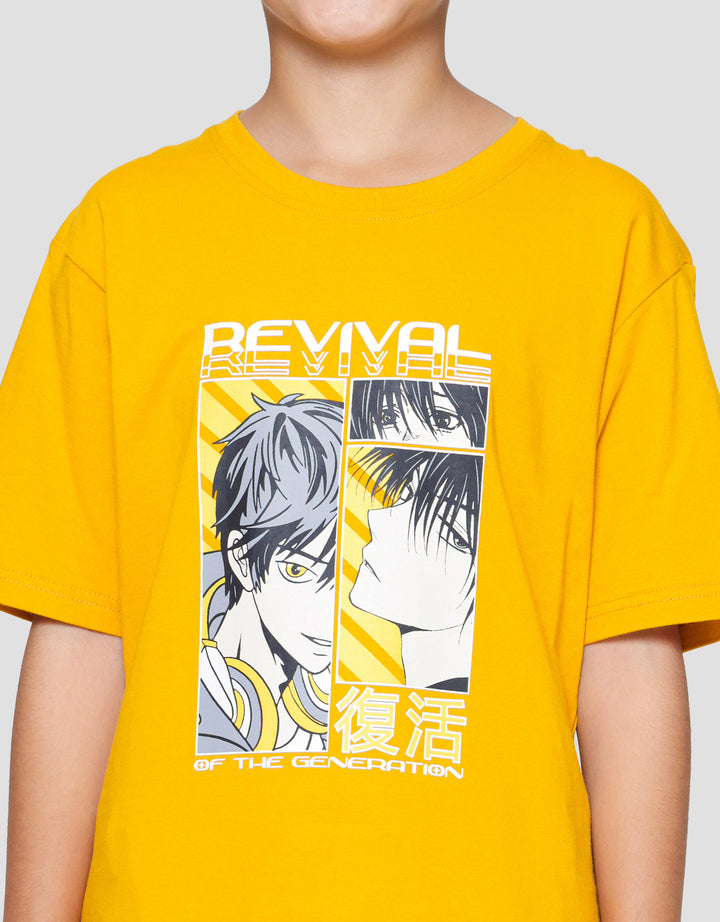 Nevada Print Anime Revival Kaos Anak Laki-laki