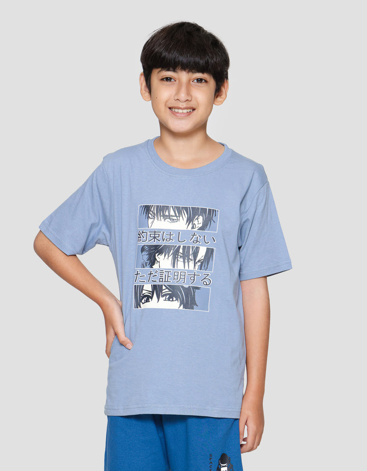 Nevada Print Anime 3 Colace Kaos Anak Laki-laki