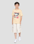 Nevada Print Anime 2 Colace Kaos Anak Laki-laki