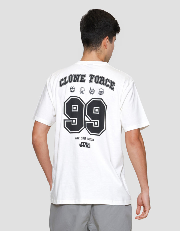 Star Wars Lucas Clone Force Print Kaos Pria