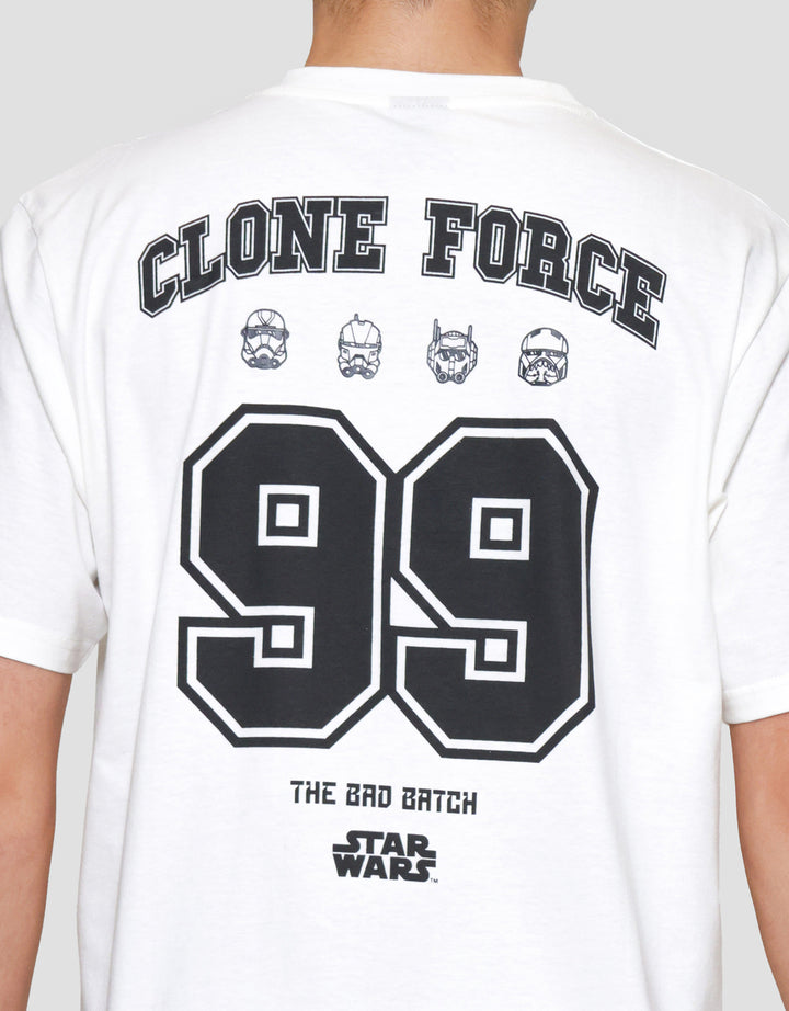 Star Wars Lucas Clone Force Print Kaos Pria