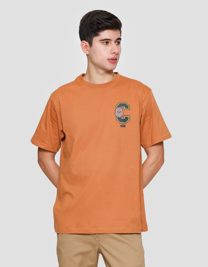 Star Wars Lucas Varsity Look No 77 - Chewbacca Print Kaos Pria