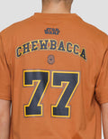 Star Wars Lucas Varsity Look No 77 - Chewbacca Print Kaos Pria