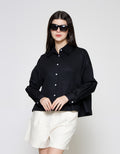 ZES Basic Plain Kemeja Wanita NIFWT005