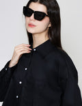 ZES Basic Plain Kemeja Wanita NIFWT005