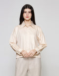 ZES Basic Plain Kemeja Wanita NIFWT005
